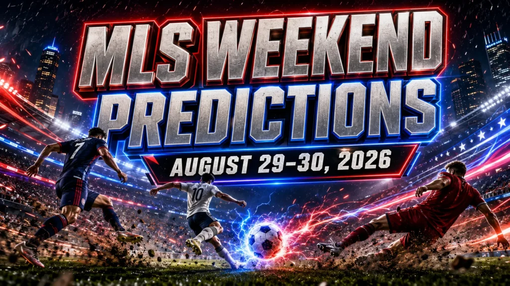 MLS Weekend Predictions August 29 30 2026: What the Weekend Really Revealed