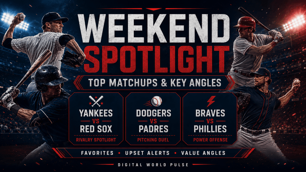 Pro Baseball Weekend top matchups key angles favorites upset alerts and value angles