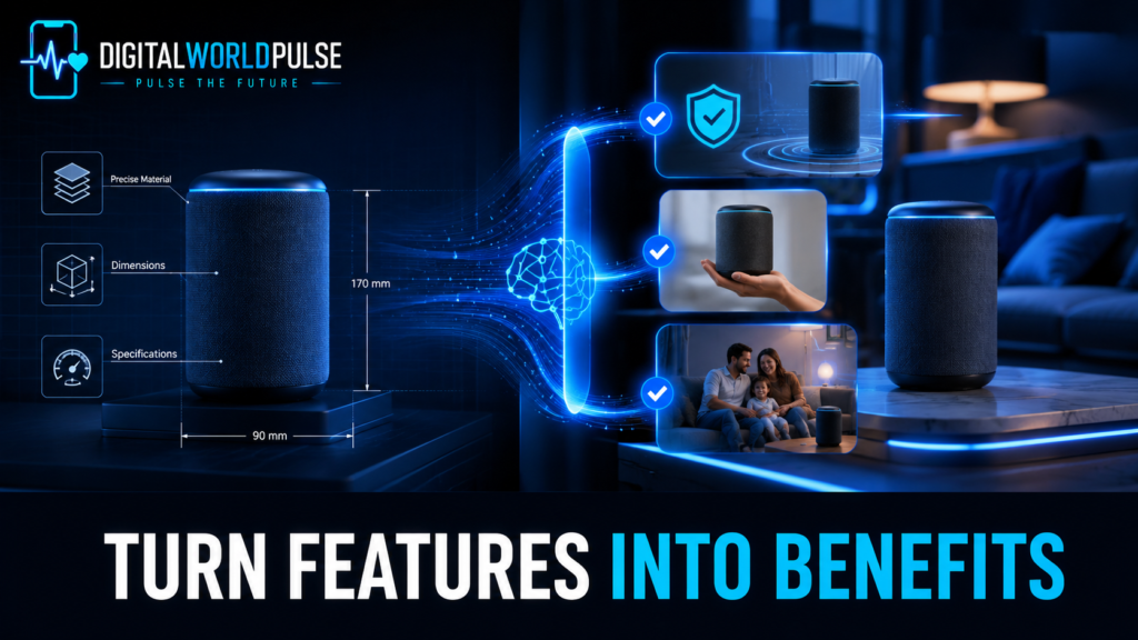 Product Description Expert framework for turning product features into customer benefits