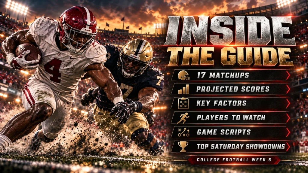 College Football Week 5 Inside