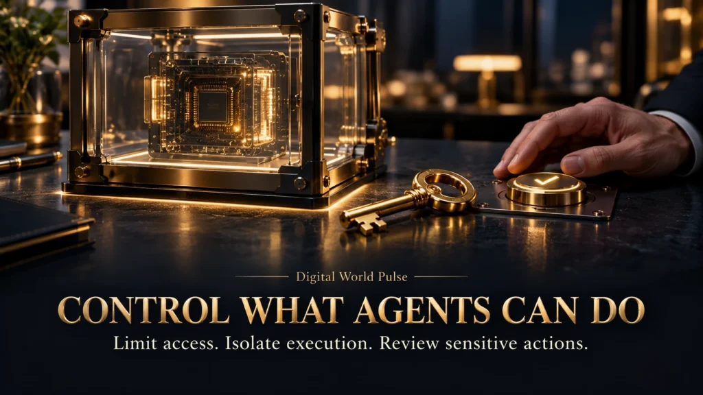 AI agent security with sandboxing permissions and safe automation
