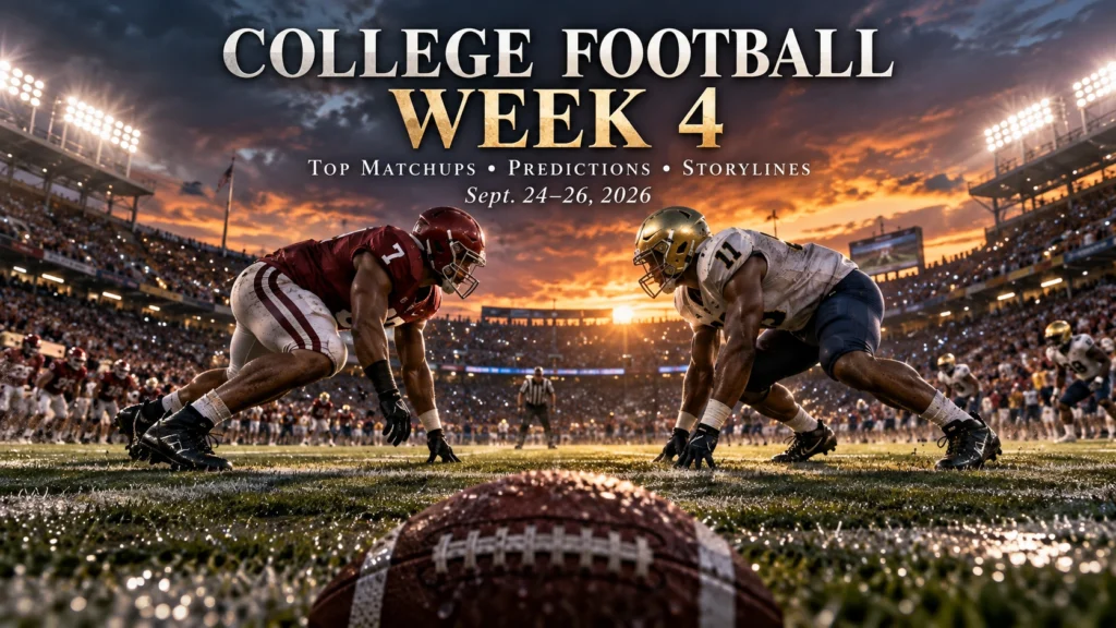 College Football Week 4 Predictions 2026: Six Biggest Games to Watch