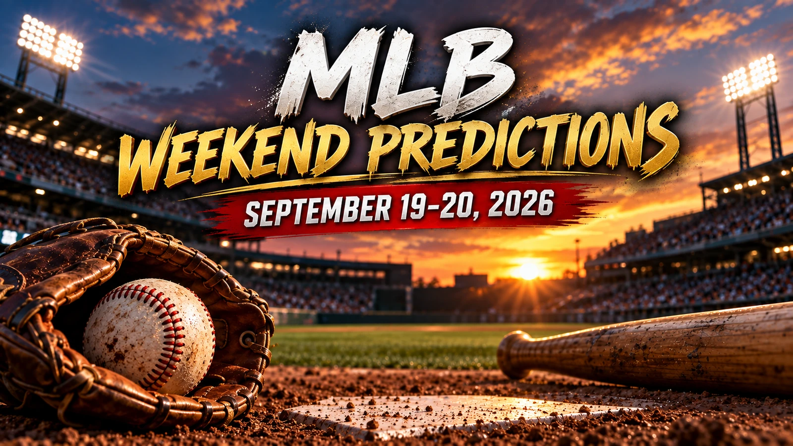 MLB Weekend Predictions 2026 September 19 20 feature