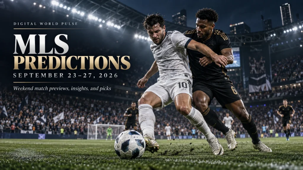 MLS Predictions September 23 27 2026: Match Previews Projected Scores and Key Trends