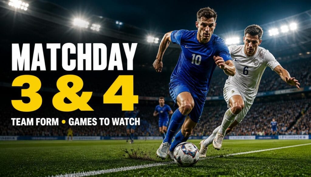 UEFA Nations League Matchday 3 and 4