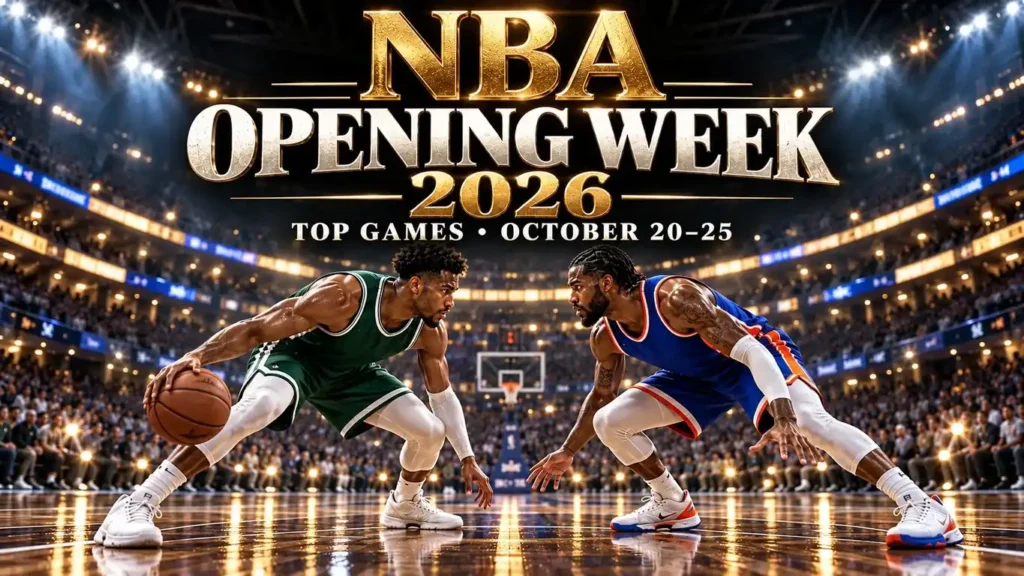 NBA Opening Week 2026: 6 Must-Watch Games & Projected Scores