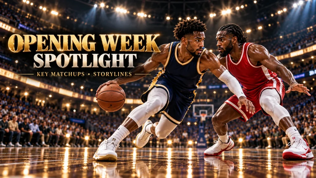 NBA Opening Week October 20 to 25