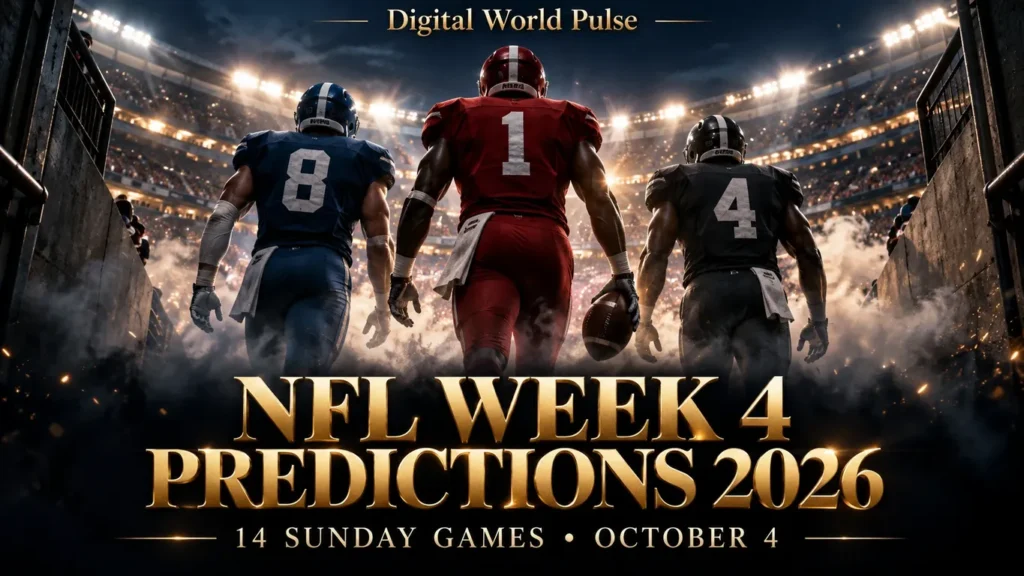 NFL Week 4 2026: 6 Must-Watch Games & Projected Scores
