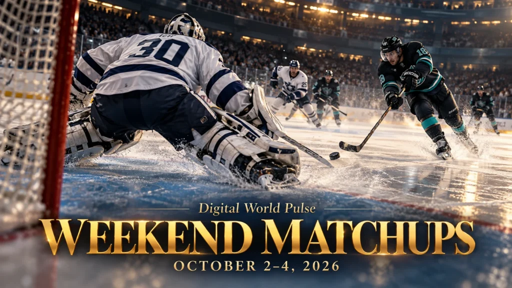 NHL Weekend Preview October 2 to 4