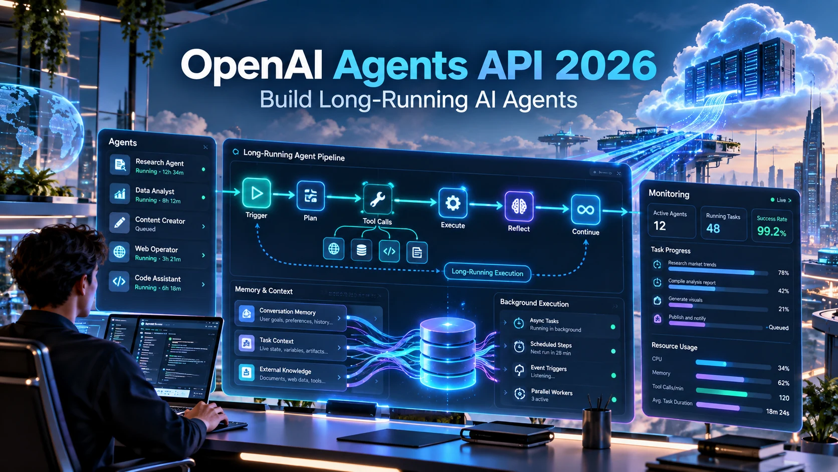 OpenAI Agents API 2026 long-running AI agents