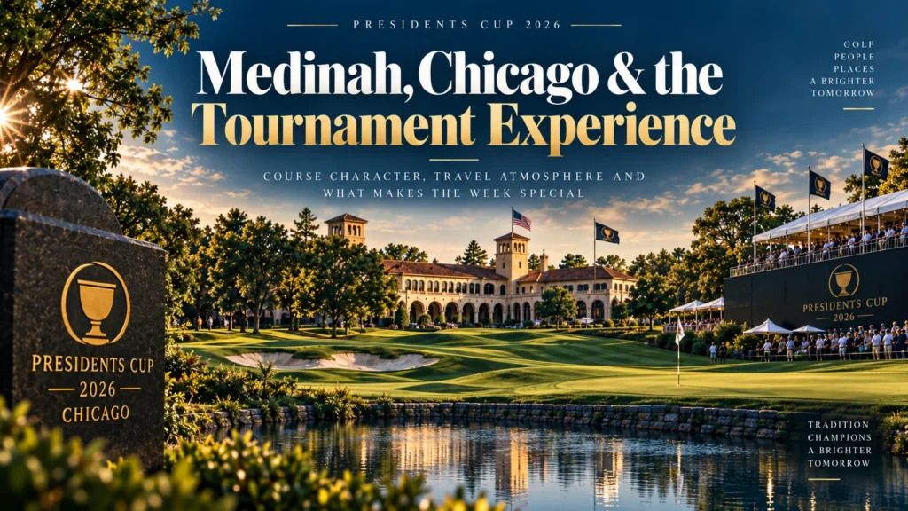 Medinah Country Club during Presidents Cup 2026.