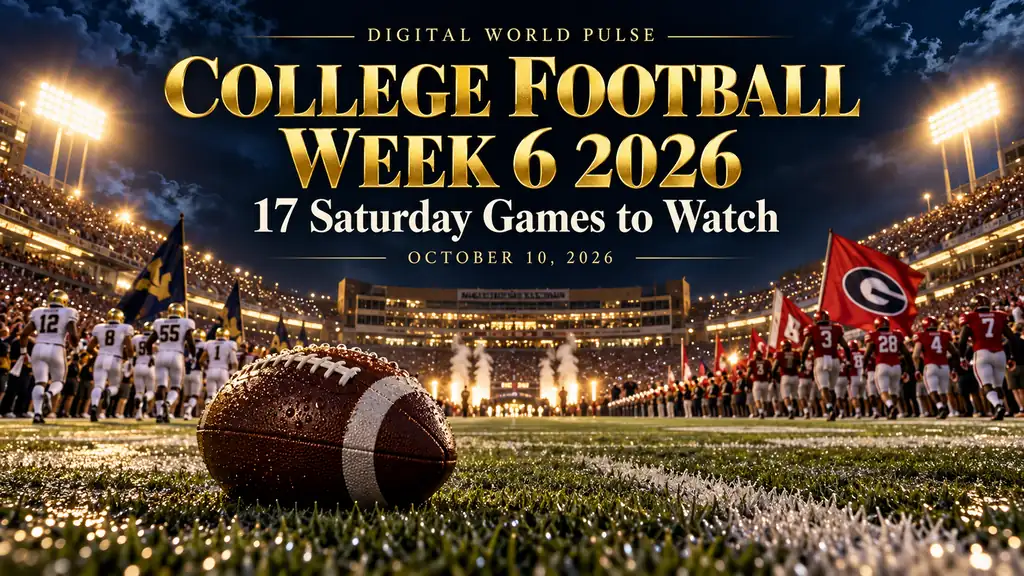 College Football Week 6 2026 with the best games to watch and top Saturday matchups