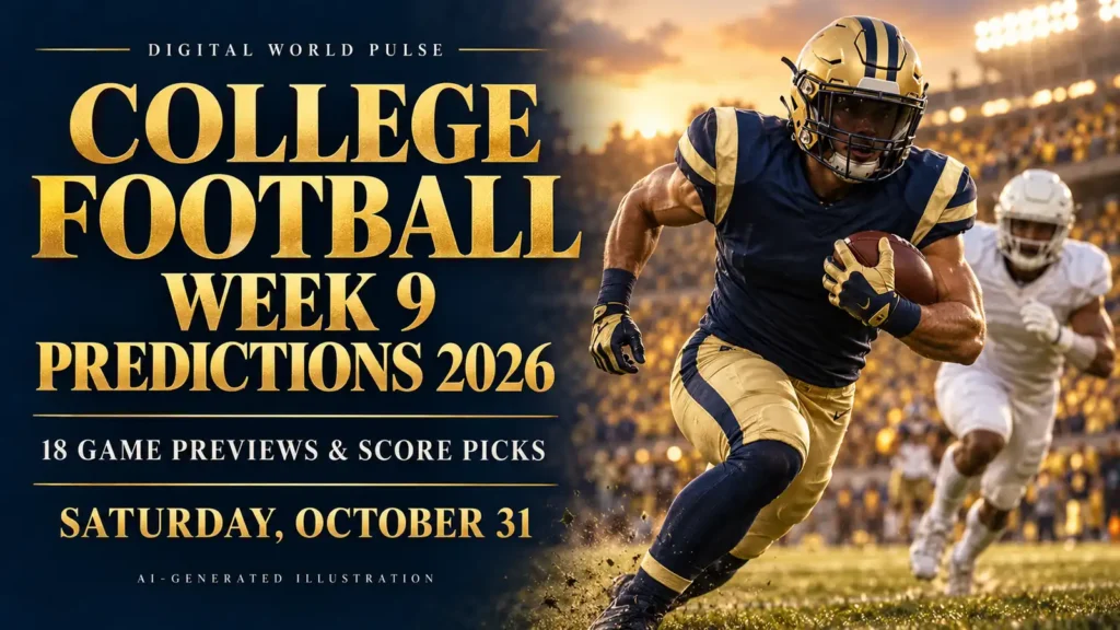 College Football Week 9 2026: Best Games, Picks & Scores