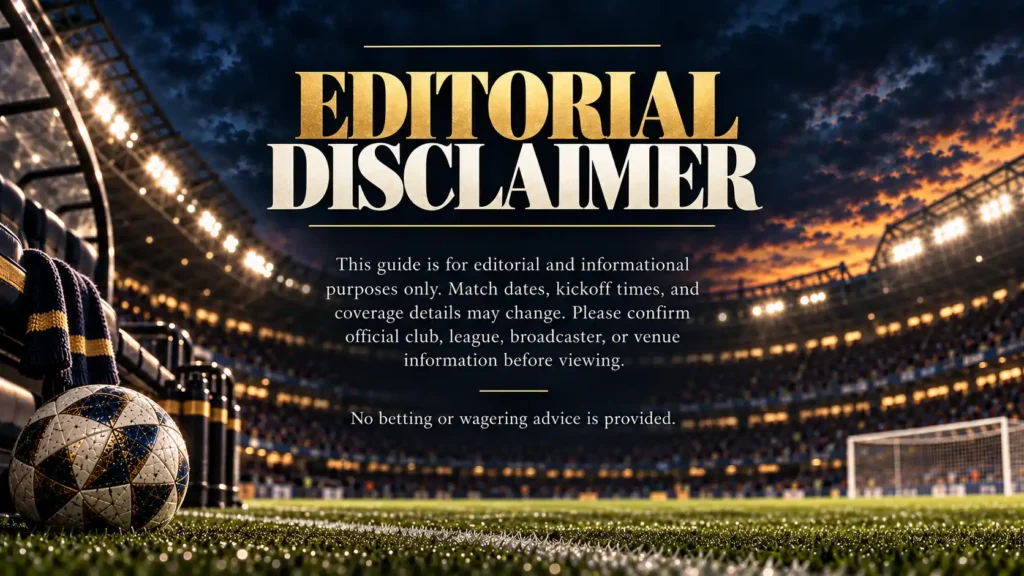 Football Fixtures October 10 11 2026 editorial disclaimer