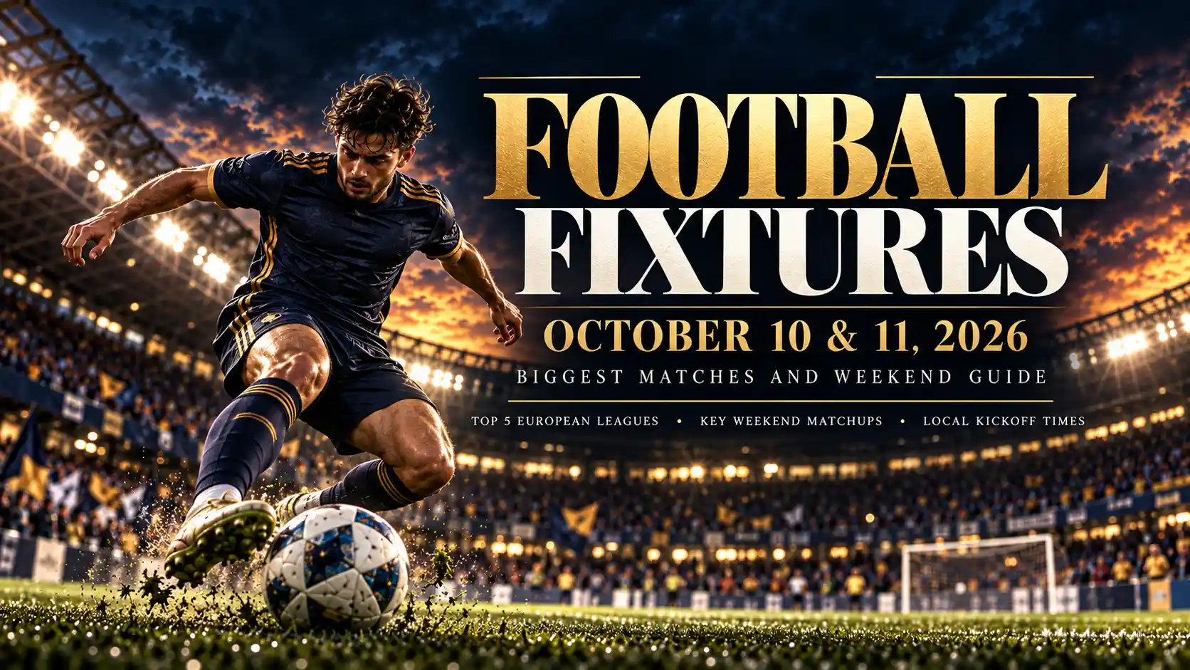 Football Fixtures October 10 11 2026 biggest matches and weekend guide