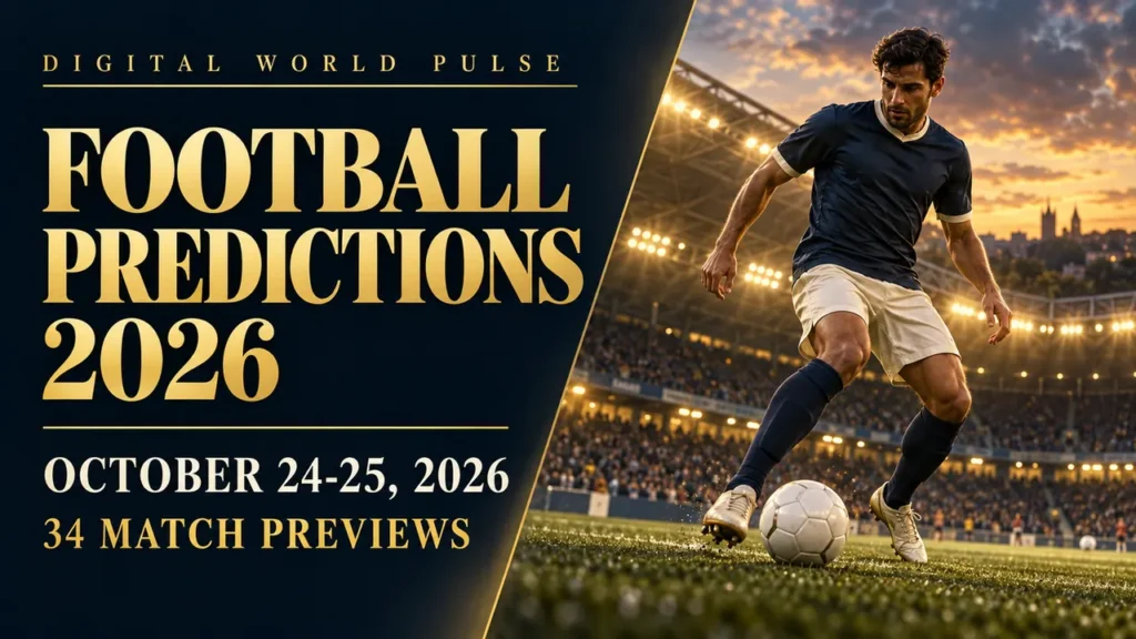 Football Matches October 24 25 2026 best matchups and score projections