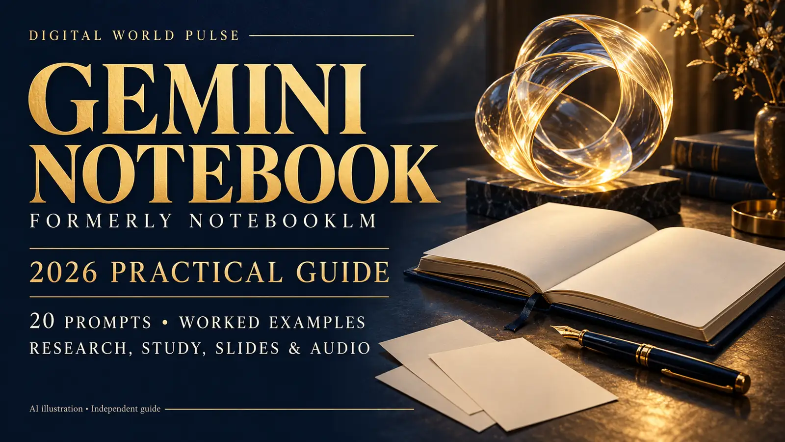 Gemini Notebook Practical Guide: 20 Prompts & Examples