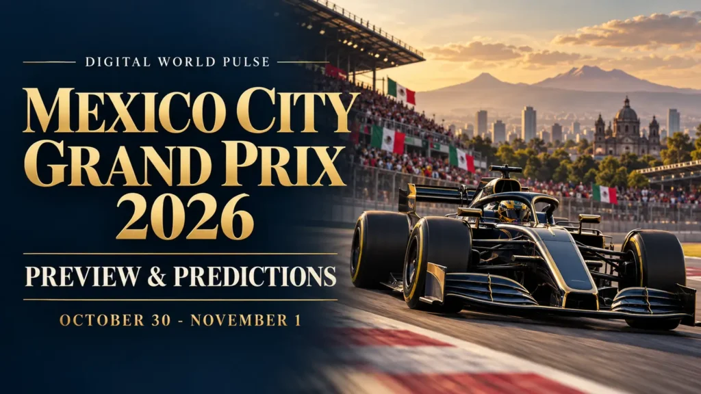 Mexico City Grand Prix 2026: Schedule, Race Time & Winner Pick