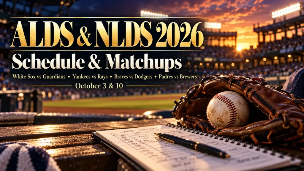 MLB ALDS NLDS October 3 10 2026 Division Series analysis