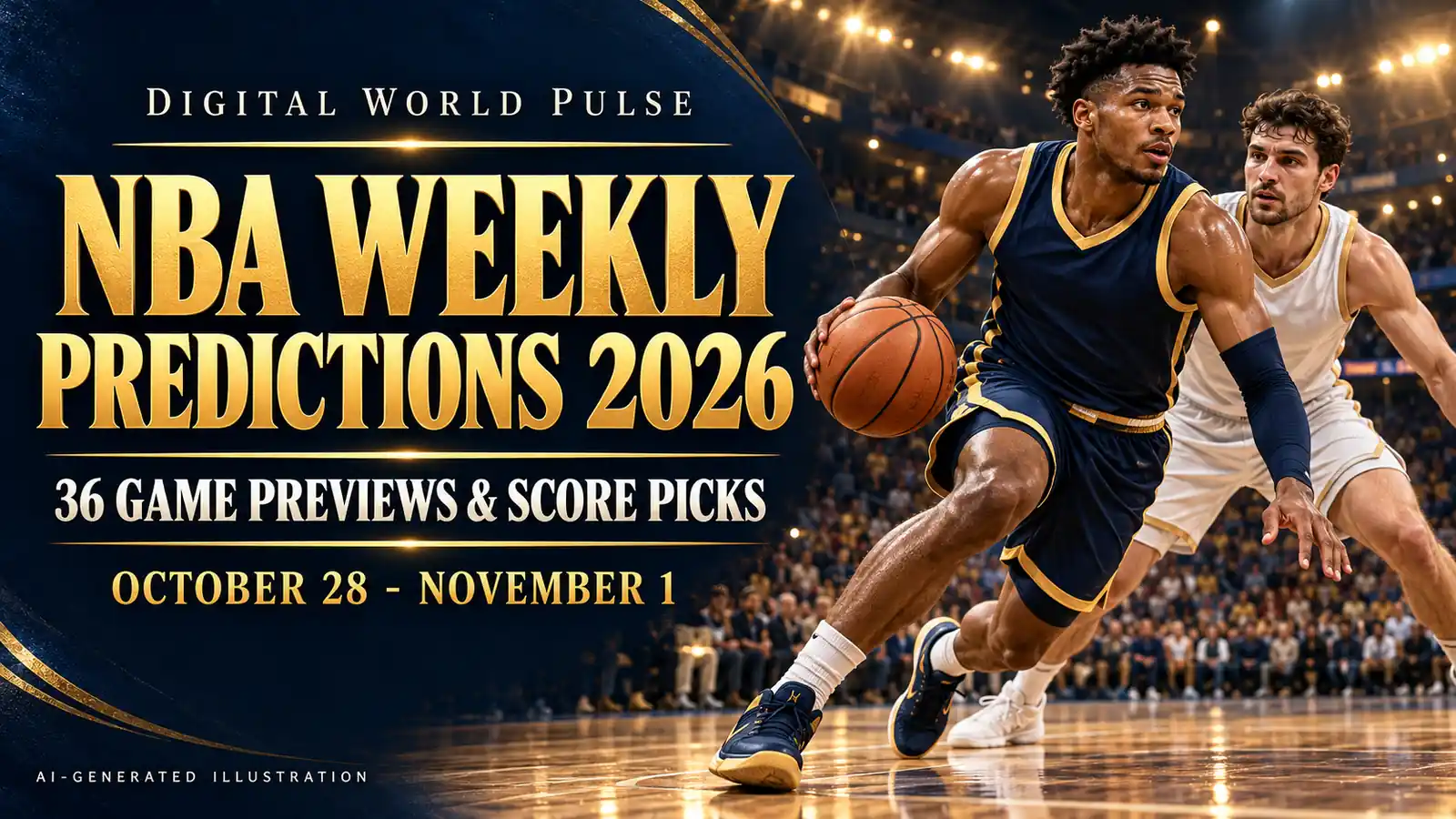 NBA October 28 November 1 2026 best games, picks and projected scores