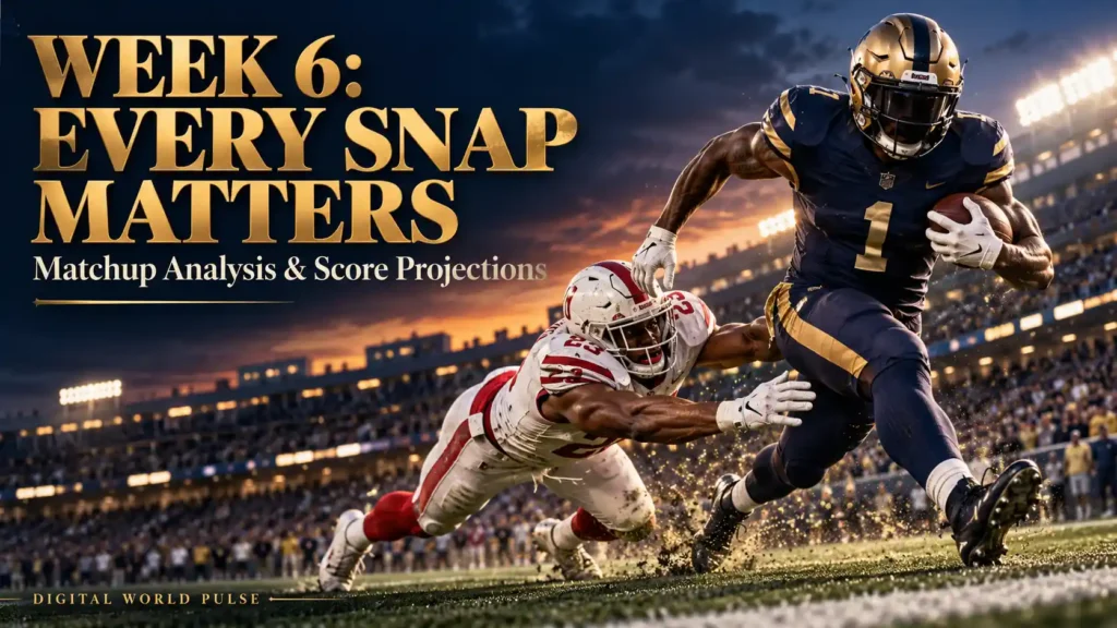 NFL Week 6 matchup analysis
