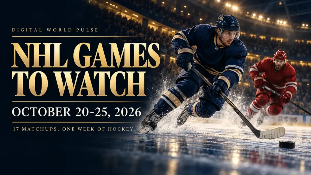 NHL Games to Watch October 20 25 2026: 17 Must-See Matchups & Score Projections
