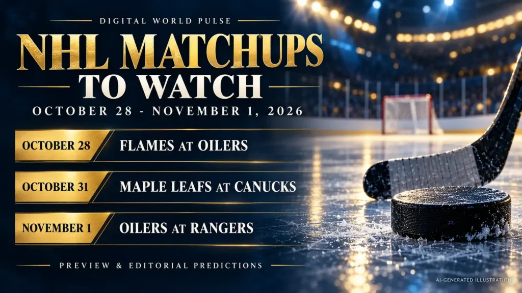NHL October 28 November 1 2026 game analysis, winner picks and score projections