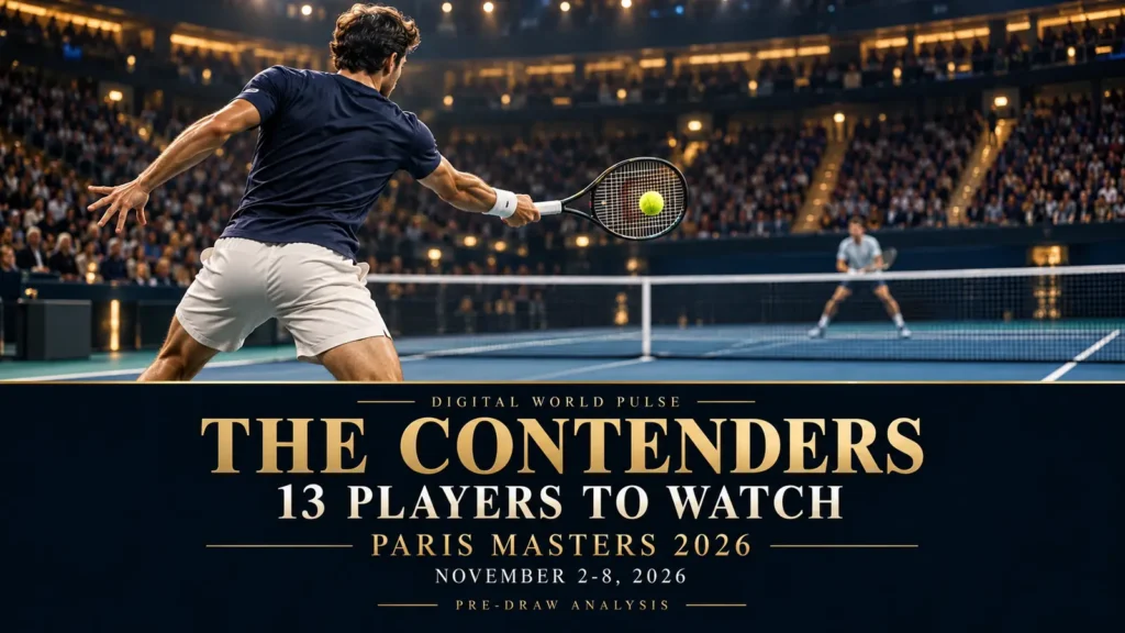 Paris Masters 2026 November 2 8 top players and title contenders