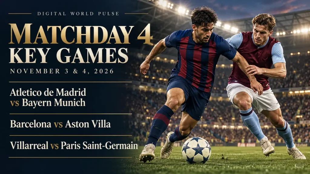 Champions League November 2026