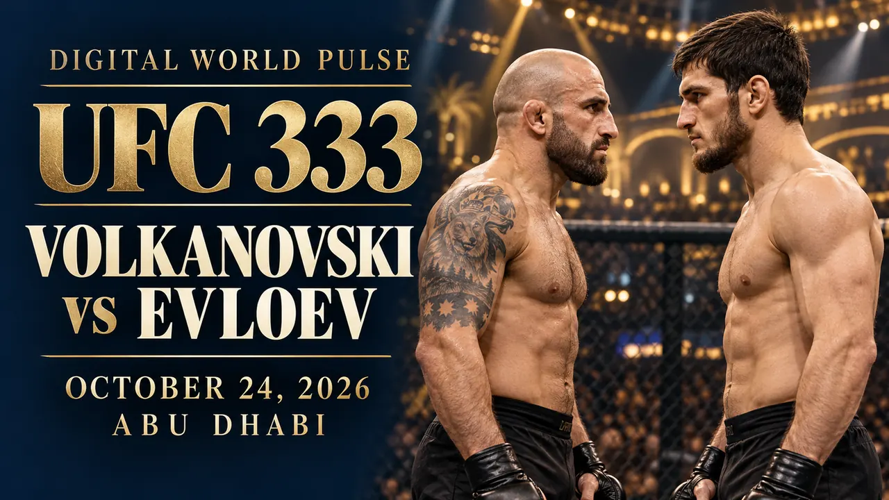 333 Volkanovski vs Evloev October 24 2026 fight analysis